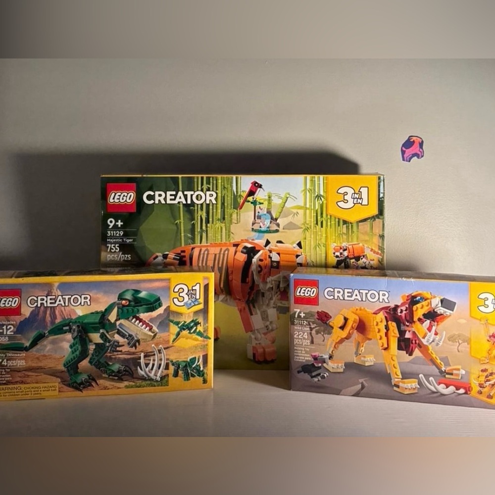 LEGO Creator LOT: Sets 31058, 31112, 31129 *price is firm